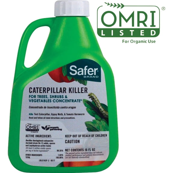 Safer Caterpillar Killer Multiple Insects 16 Oz
