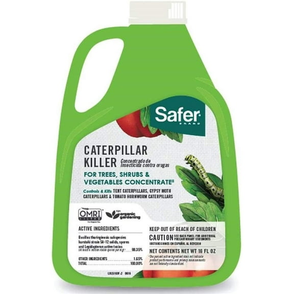 Safer Caterpillar Killer Multiple Insects 16 Oz