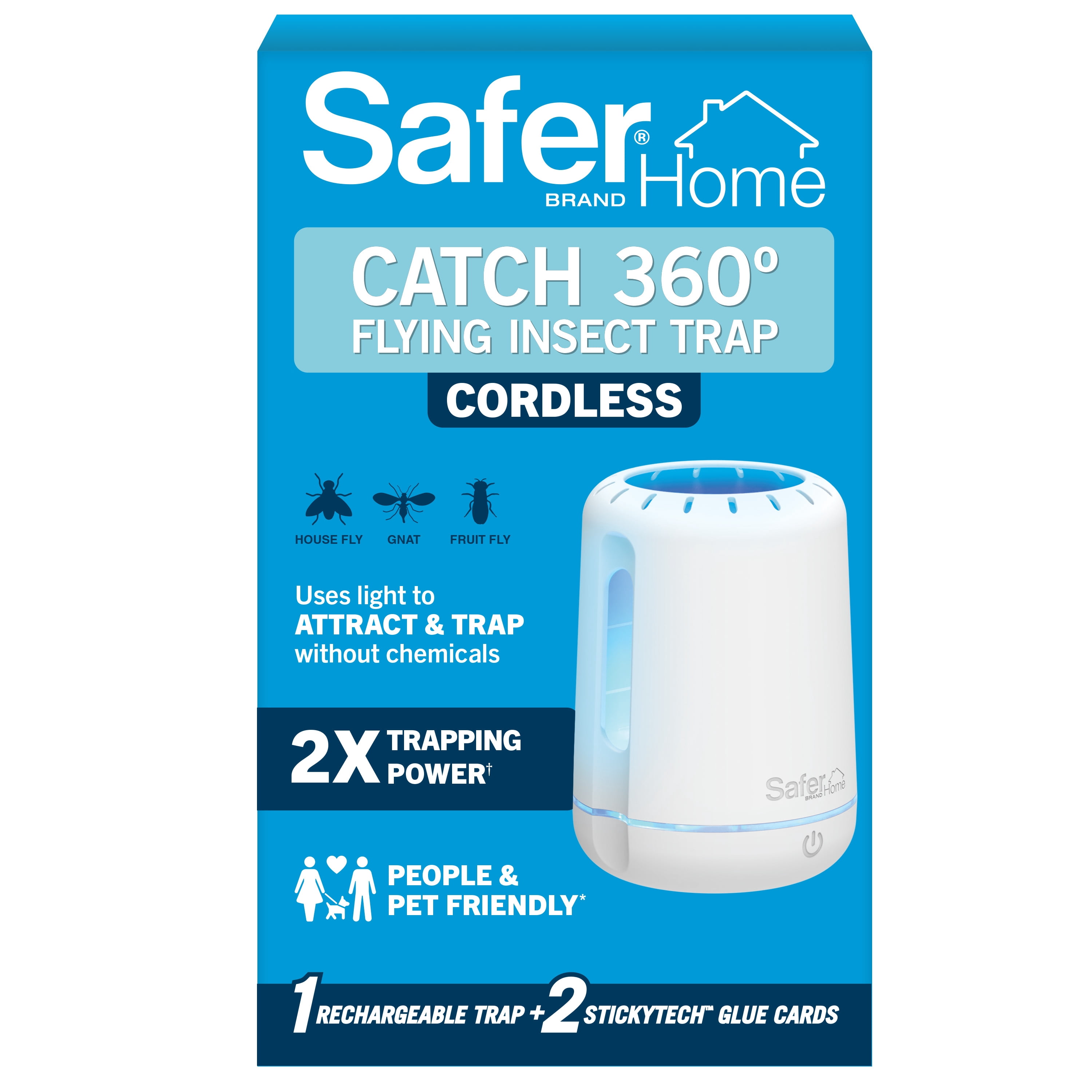 洋楽 Bapt/ no answer Safer Home Catch 360° Cordless Flying Insect Trap - Walmart.com