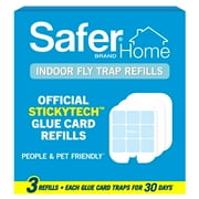 Safer Home Indoor Fly Trap Refill Glue Cards SH503