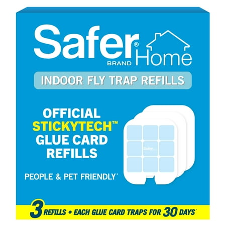 Safer Home Indoor Fly Trap Refill Glue Cards SH503