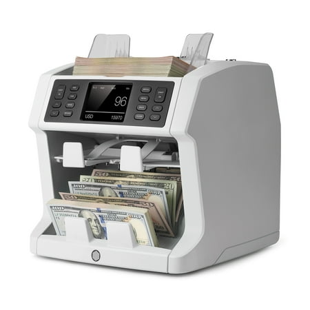 Safescan 2985-SX Mixed Bill Value Counter, 7-Point Counterfeit Detection, Counterfeit Bill Detector