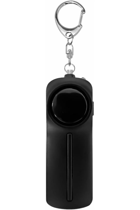 Safesound Personal Alarm: Your 130dB Self-Defense Companion - Keychain Emergency LED Flashlight - Security and Protection for Women, Girls, Kids, and The Elderly (Black, 1)