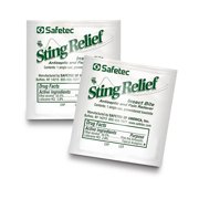 Safetec Sting & Insect Bite Relief Wipes Bulk 3000 wipes/case