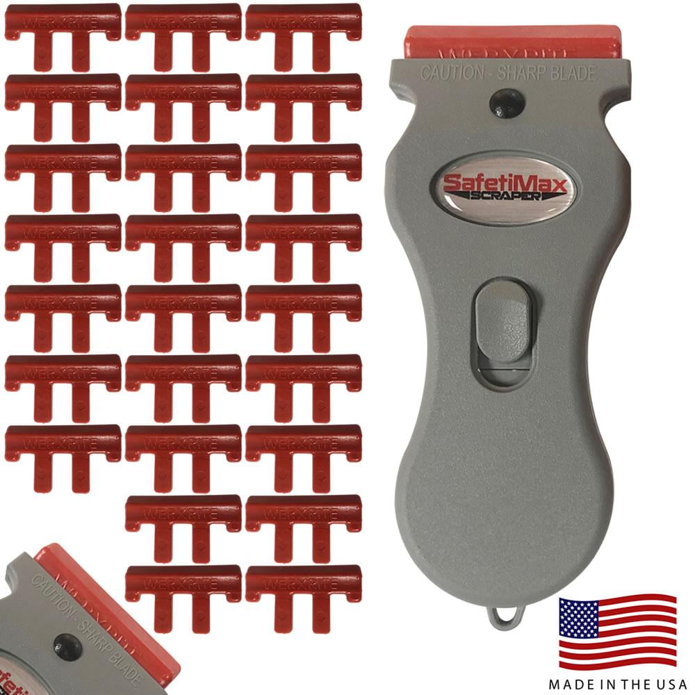 SafetiMax Gas Cooktop + Delicate Surfaces Plastic Blade Scraper + 25