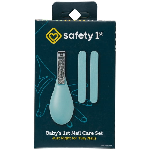 Safety 1ˢᵗ Baby's 1ˢᵗ Nail Care Clipper Emery Board Set, Sea Stone Aqua
