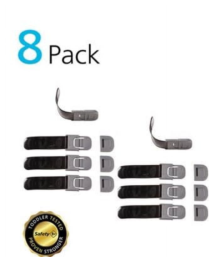 Safety 1ˢᵗ Multi-Purpose Appliance Lock 8pk, Black - image 1 of 12