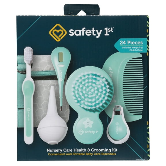 Safety 1ˢᵗ Nursery Care Health & Grooming Kit, Seafoam
