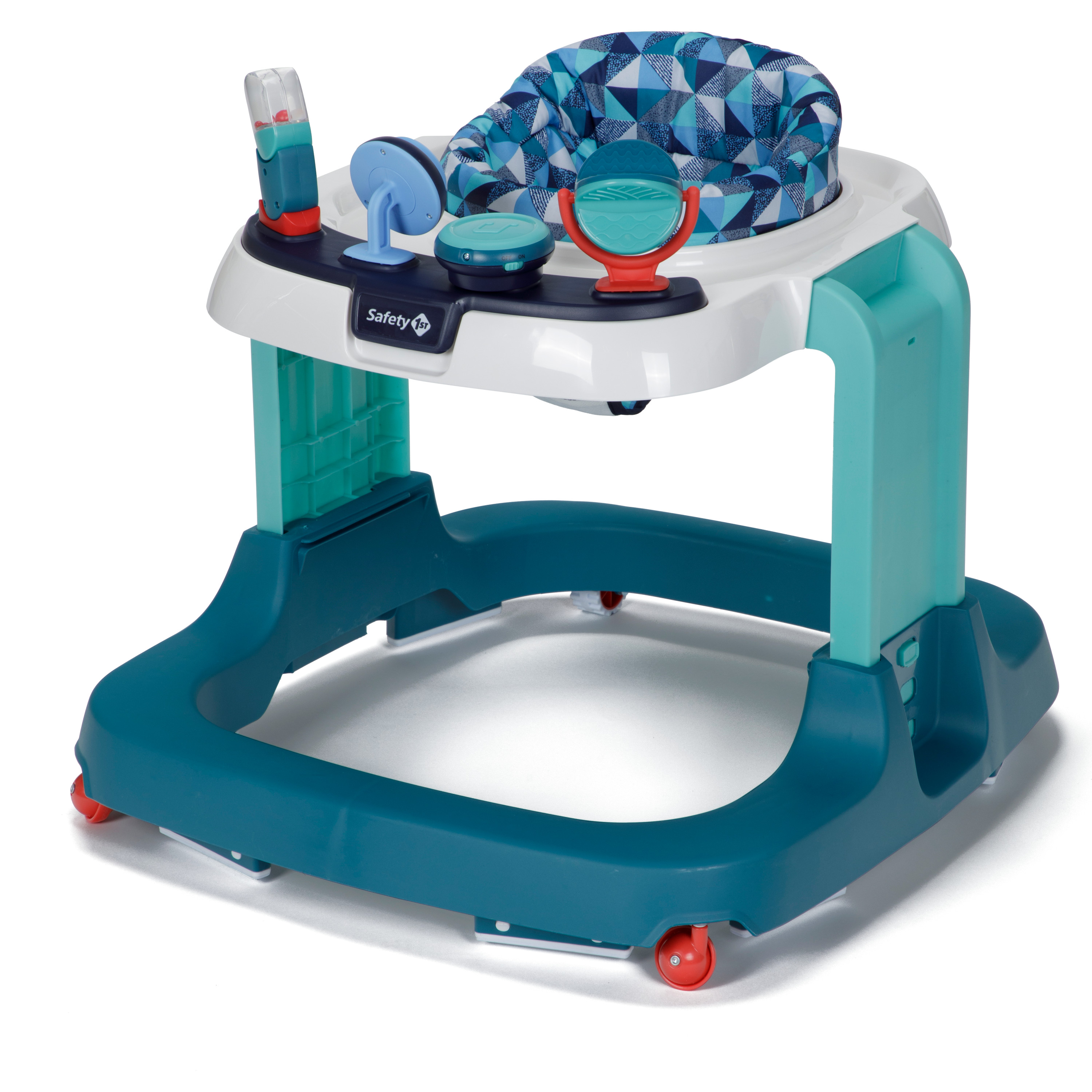 Safety 1st Ready, Set, Walk! DX Developmental Walker, Grey Geo, Toddler