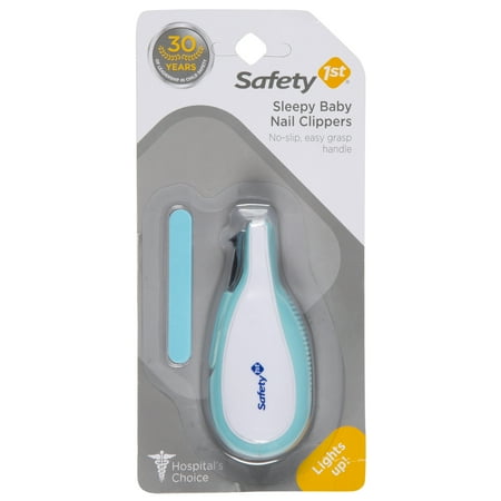 Safety 1?? Sleepy Baby Nail Clippers, Arctic
