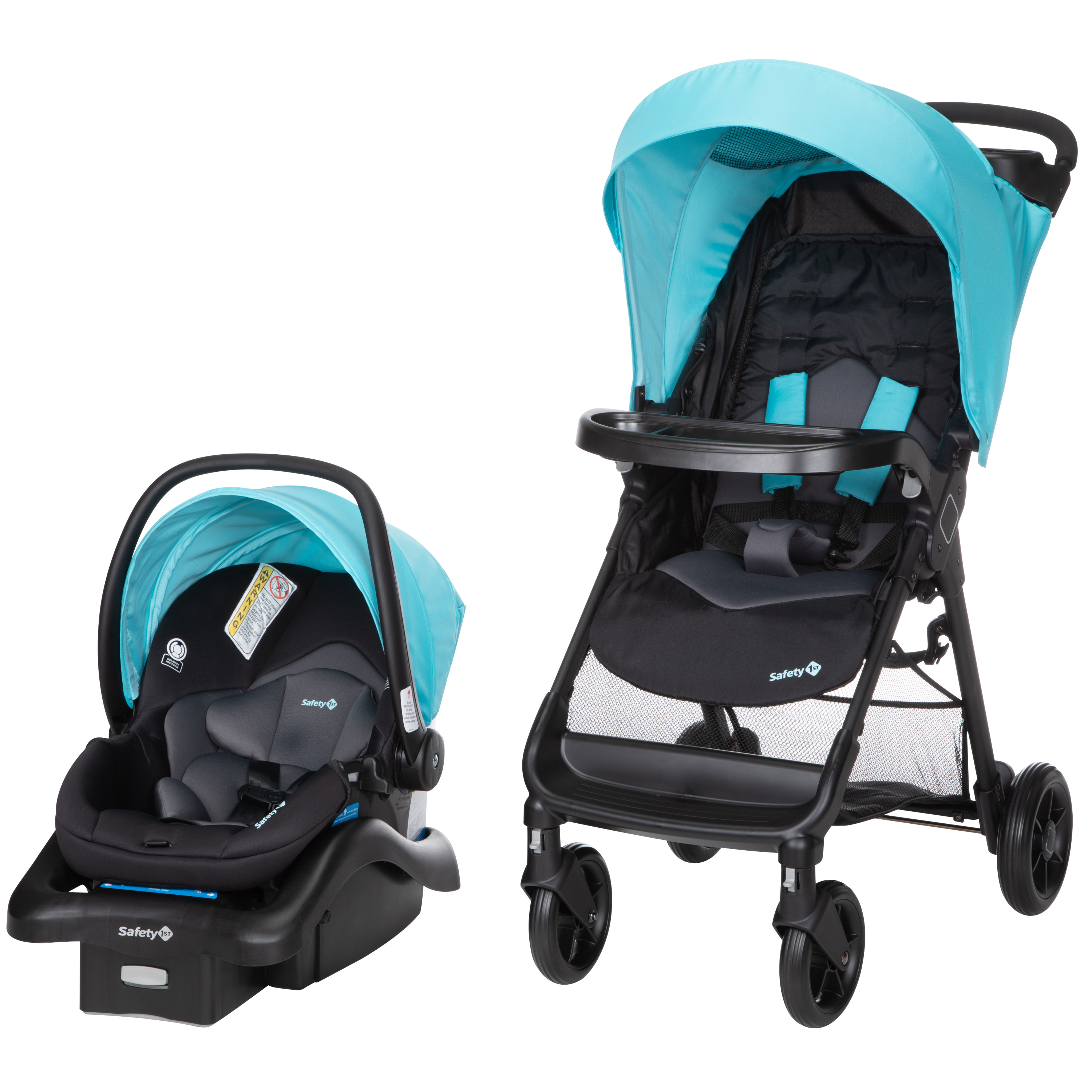 Safety 1ˢᵗ Smooth Ride Travel System Stroller and Infant Car Seat, Skyfall - image 1 of 22