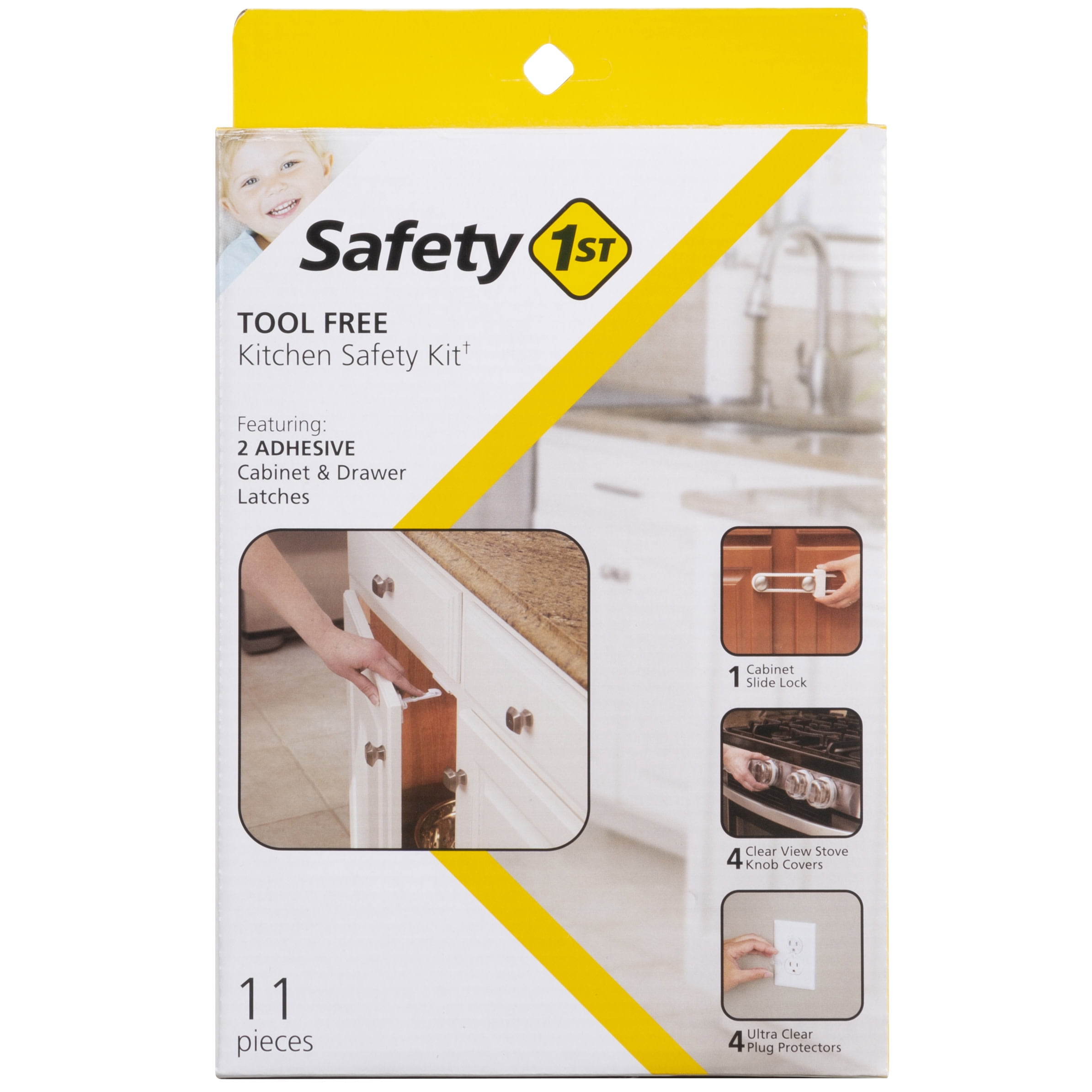 50Pc Baby Proofing Home Kit Child Safety Lock Edge Guard Outlet Covers  Doorknob 