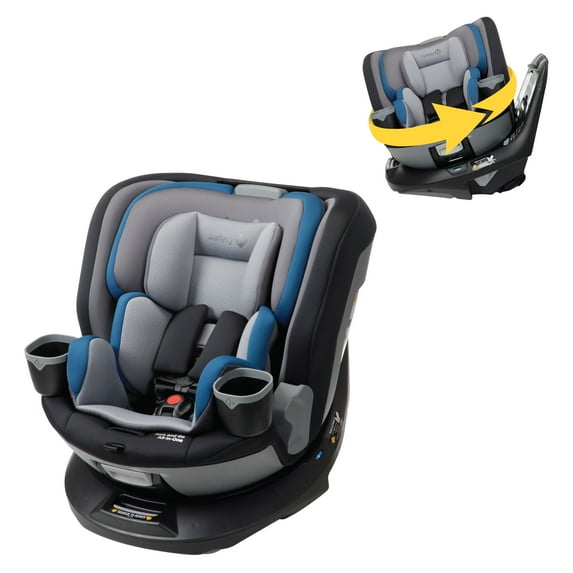 Safety 1ˢᵗ Turn and Go 360° Rotating All-in-One Convertible Car Seat, Commodore, Infant & Toddler, Unisex