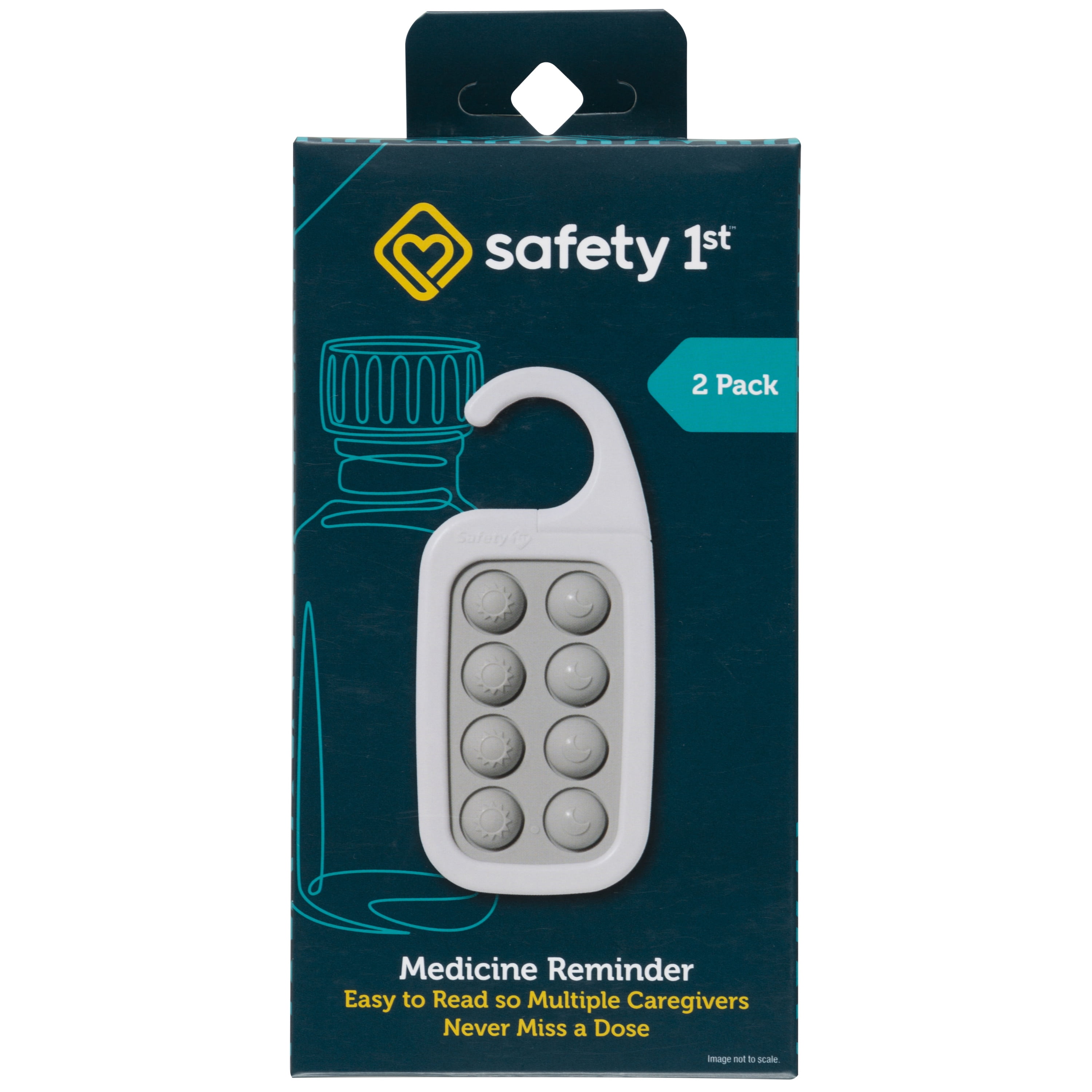 Safety 1st 2-Pack Medicine Reminder, Gray - Walmart.com