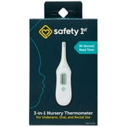 Safety 1st 3-in-1 Nursery Thermometer, Sea Stone Aqua, Infant