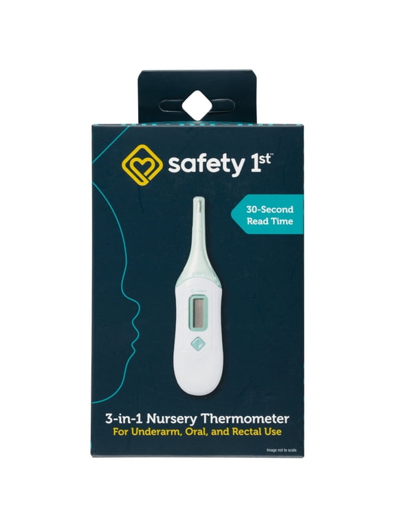 3-in-1 Nursery Thermometer, Infant, Sea Stone Aqua