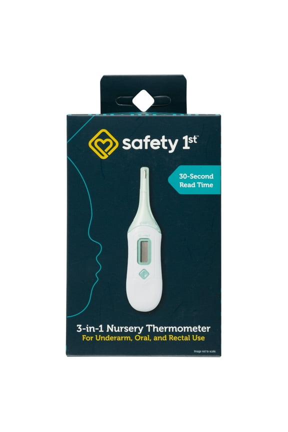3-in-1 Nursery Thermometer, Infant, Sea Stone Aqua