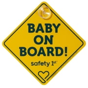 Safety 1st Baby On Board Sign, Yellow, Infant, Unisex