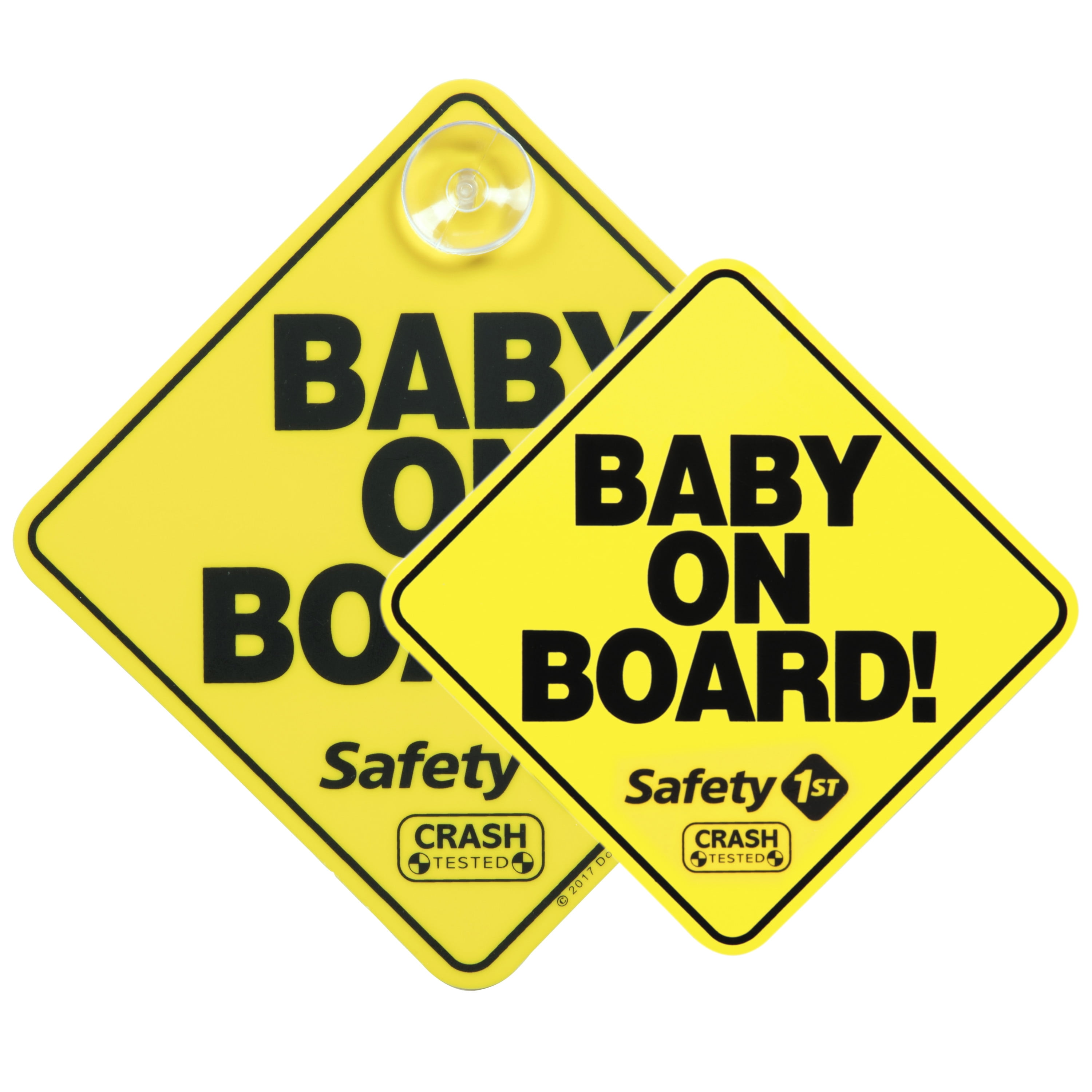 Safety 1st Baby on Board Sign and Magnet, Yellow