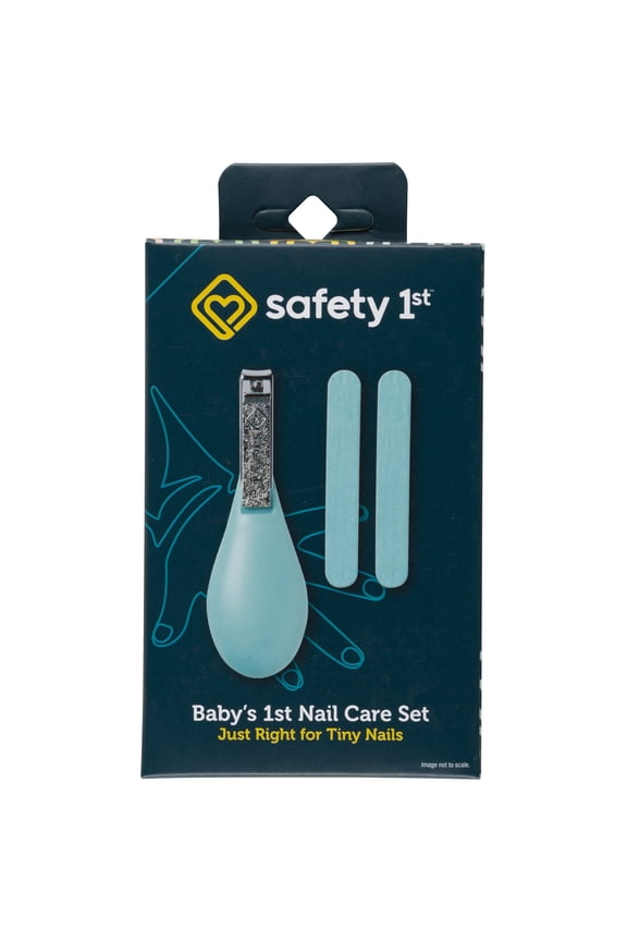 Baby's 1st Nail Care Clipper Emery Board Set, Sea Stone Aqua, Infant