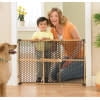 Safety 1st Bamboo and Black Retractable Child Safety Gate