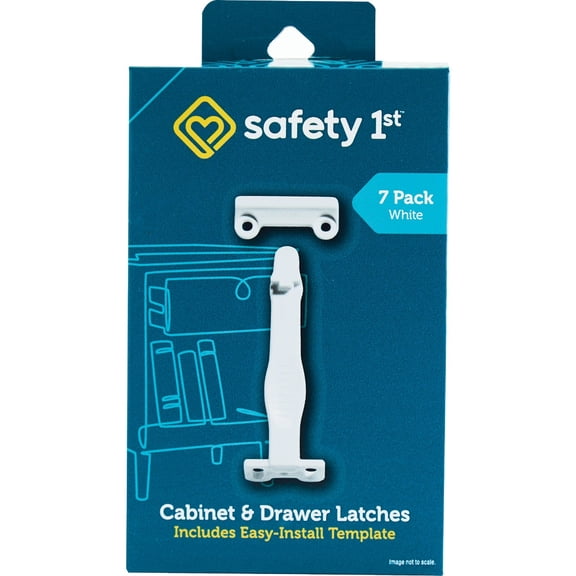 Safety 1st Cabinet and Drawer Latches, 7-Count