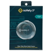 Safety 1st Clear View Safety Stove Knob Covers (5 pack), Clear, Toddler