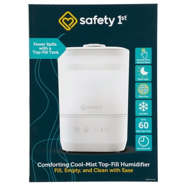 Safety 1st Comforting Cool Mist Top-Fill Humidifier, White,