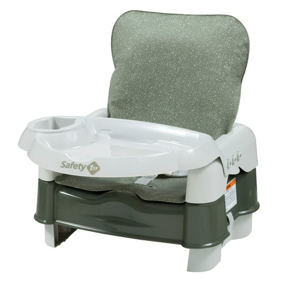 Safety 1st Deluxe 5-in-1 Sit, Snack & Go Convertible Booster Seat, Olive, Toddler