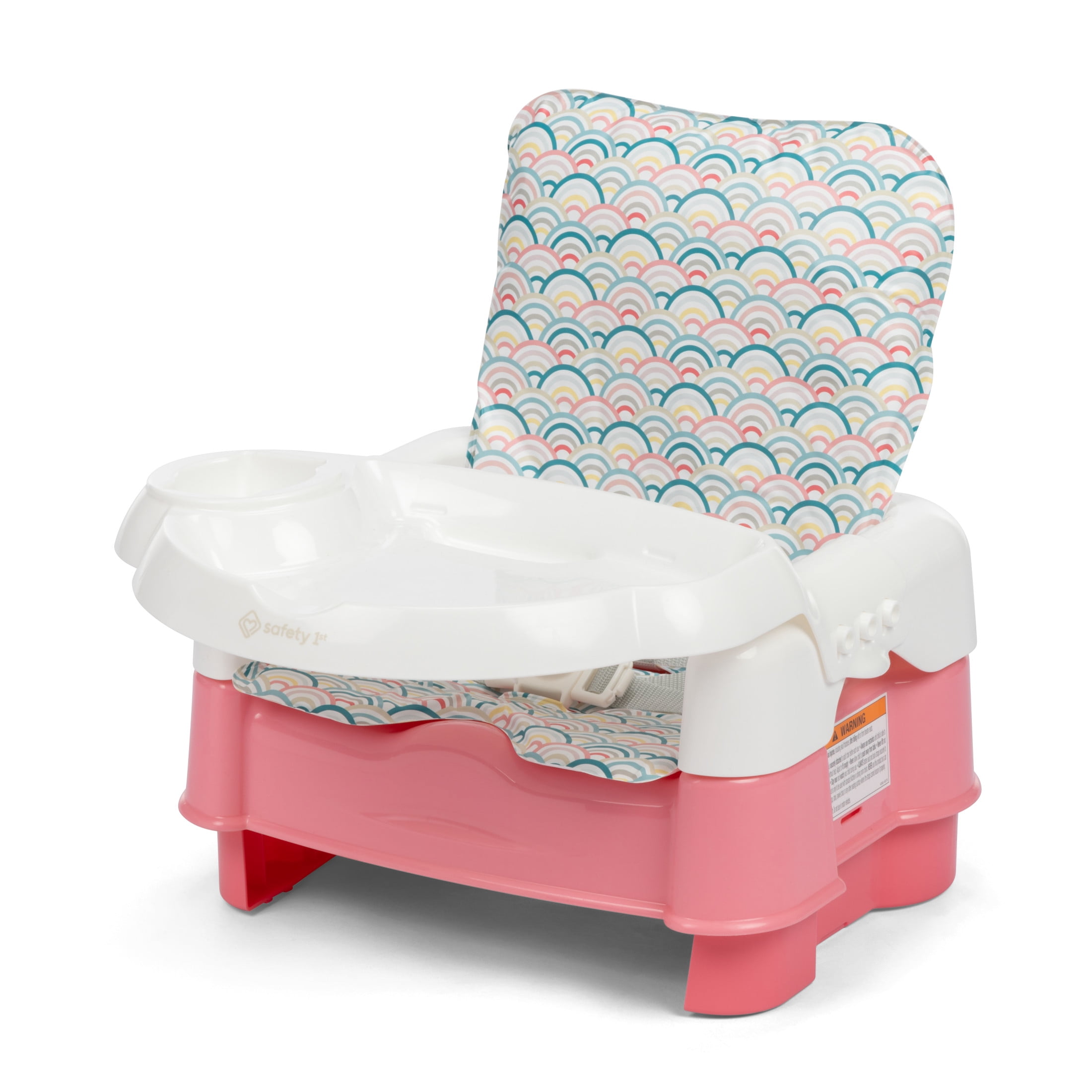 Safety 1st Deluxe 5-in-1 Sit, Snack & Go Convertible Toddler Booster Seat, Rainbow Arcs