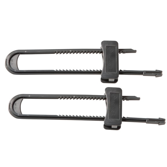 Safety 1st Double Door Baby-Proofing Cabinet Lock (2pk), Charcoal, Toddler