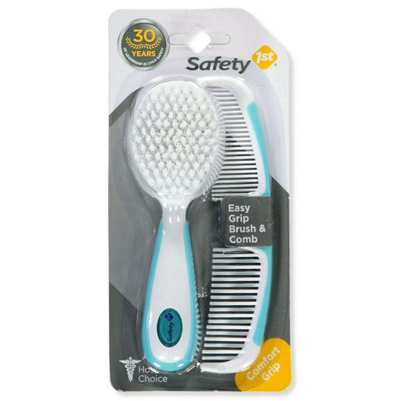 Safety 1st Easy Grip Brush & Comb Set - mint blue, one size