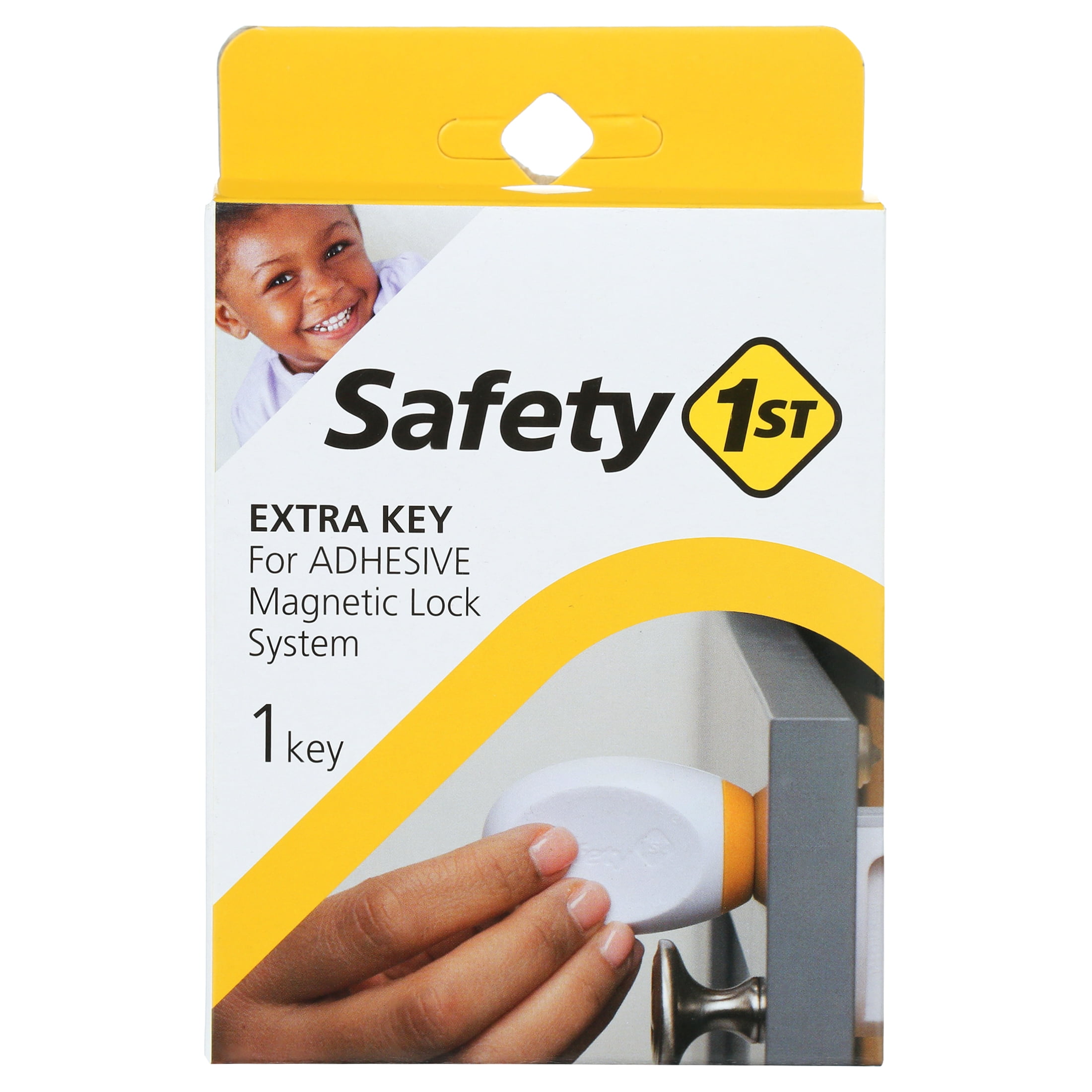 Safety 1st White Metal Magnetic Cabinet Lock with Extra Key