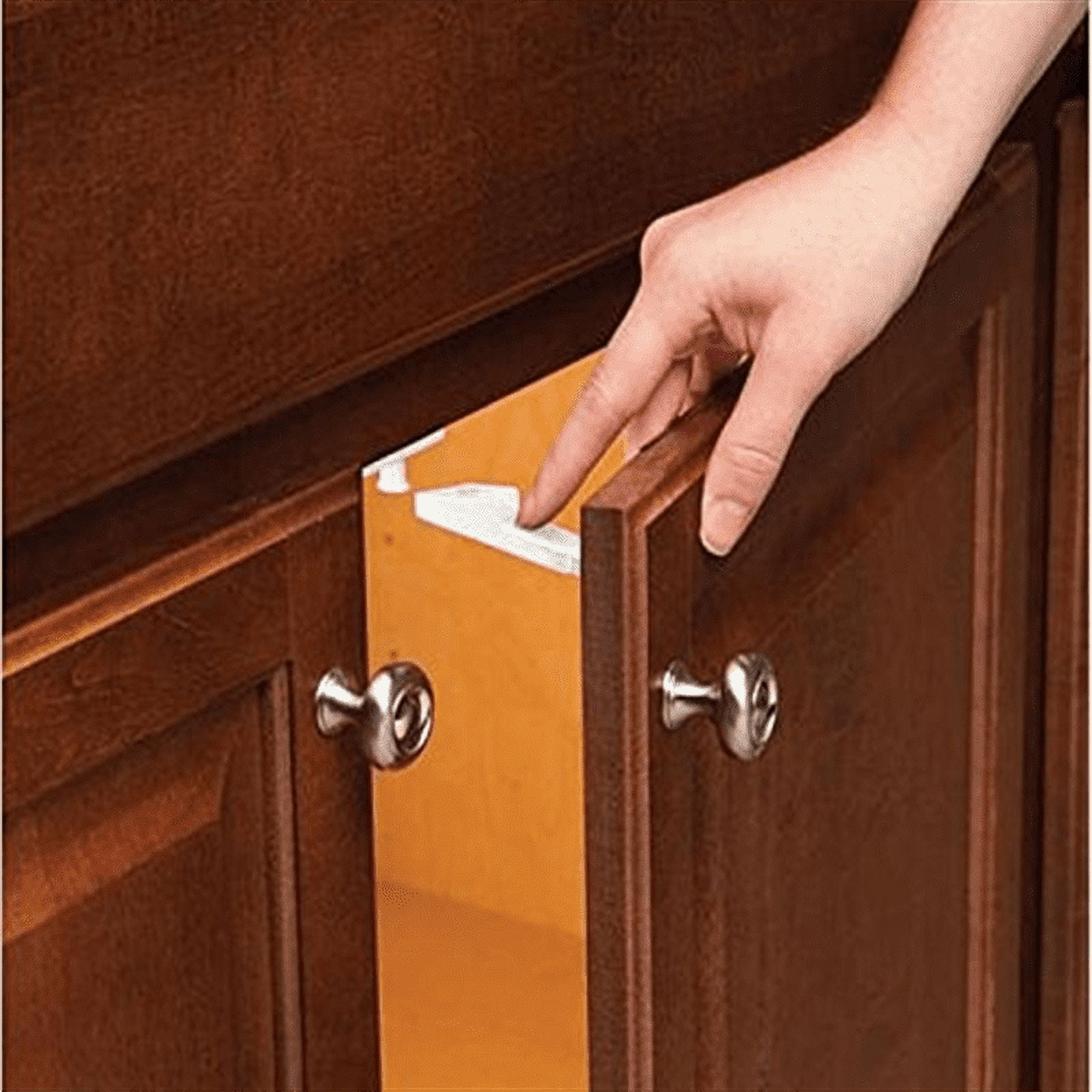 Baby Proof Cabinet Latches (2 Pack) Childproof Drawer Latches with