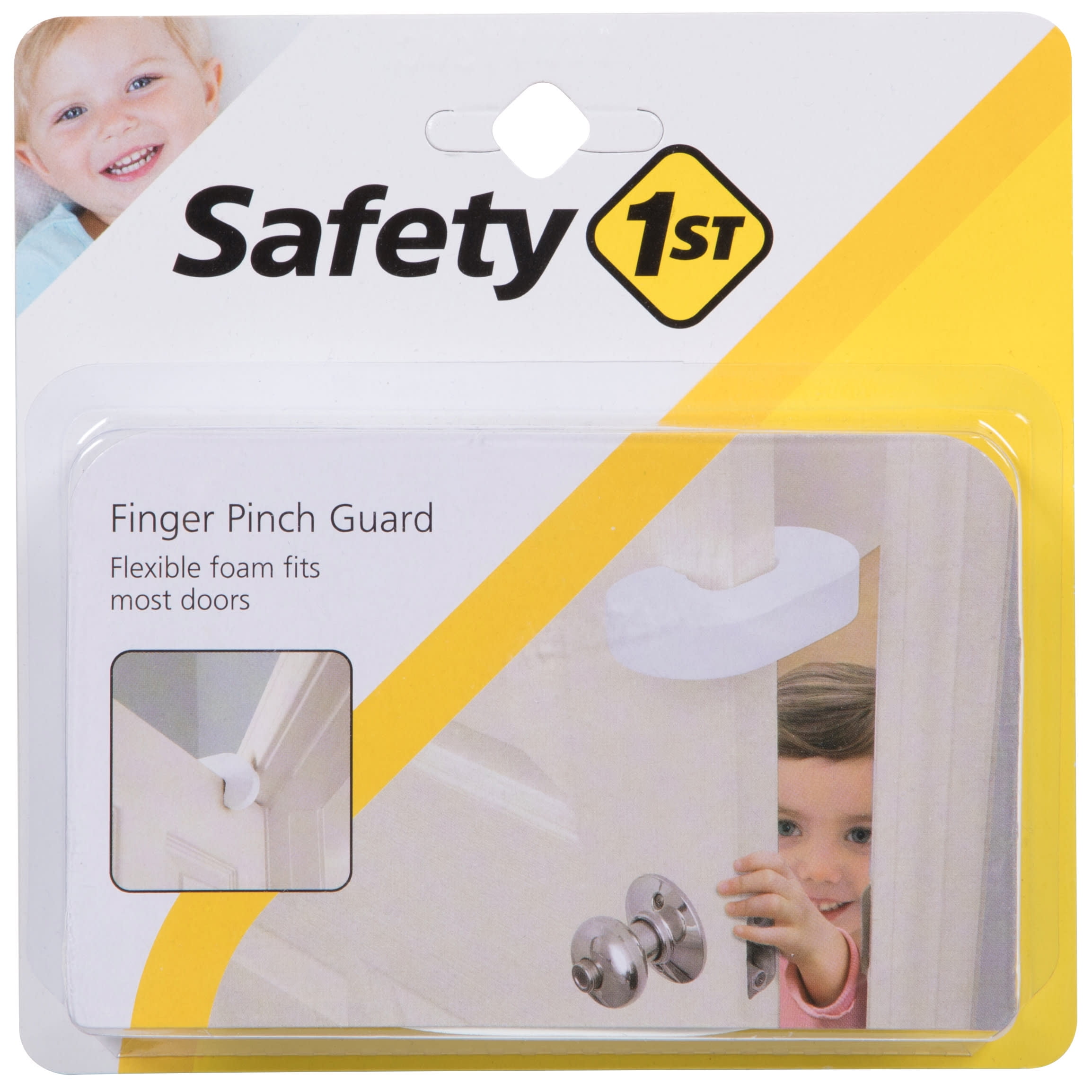 DOOR MONKEY Child Proof Door Lock & Pinch Guard - For Door Knobs & Lever  Handles- Easy To Install-No Tools Or Tape Required - Baby Safety Door Lock  For Kids - Very