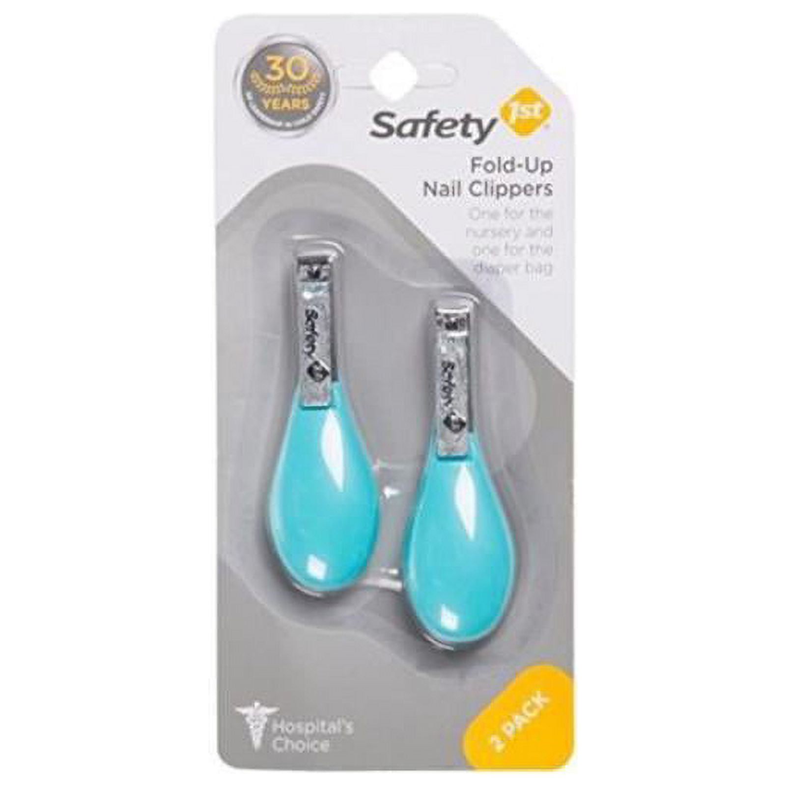 Safety 1st FoldUp Nail Clipper Artic Blue (2 Pk)