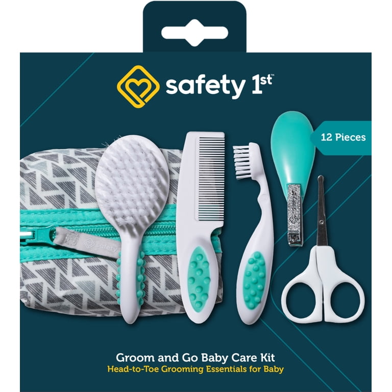 Safety 1st Groom & Go Baby Care Kit, Pyramids Aqua - Walmart.com