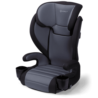 Grow and Go 2-in-1 Belt-Positioning Booster Car Seat featuring ComfortWings, Black Sand, Toddler, Unisex