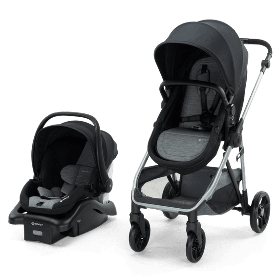 Safety 1st Grow and Go Sprint 6-in-1 Modular Travel System Featuring onBoard FLX Infant Car Seat, Inkstorm