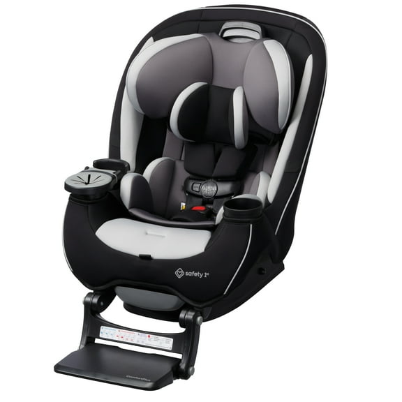 Safety 1st Grow and Go Extend n Ride LX All in One Convertible Infant & Toddler Car Seat, Black Pepper