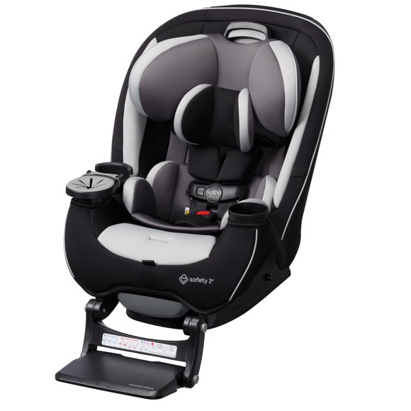 Safety 1st Grow and Go Extend n Ride LX All in One Convertible Infant & Toddler Car Seat, Black Pepper