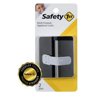 Homemaxs 2pcs Childproof Oven Door Lock Baby Safety Oven Lock Kitchen Baby Safety Lock, Size: 9.5x5.3cm