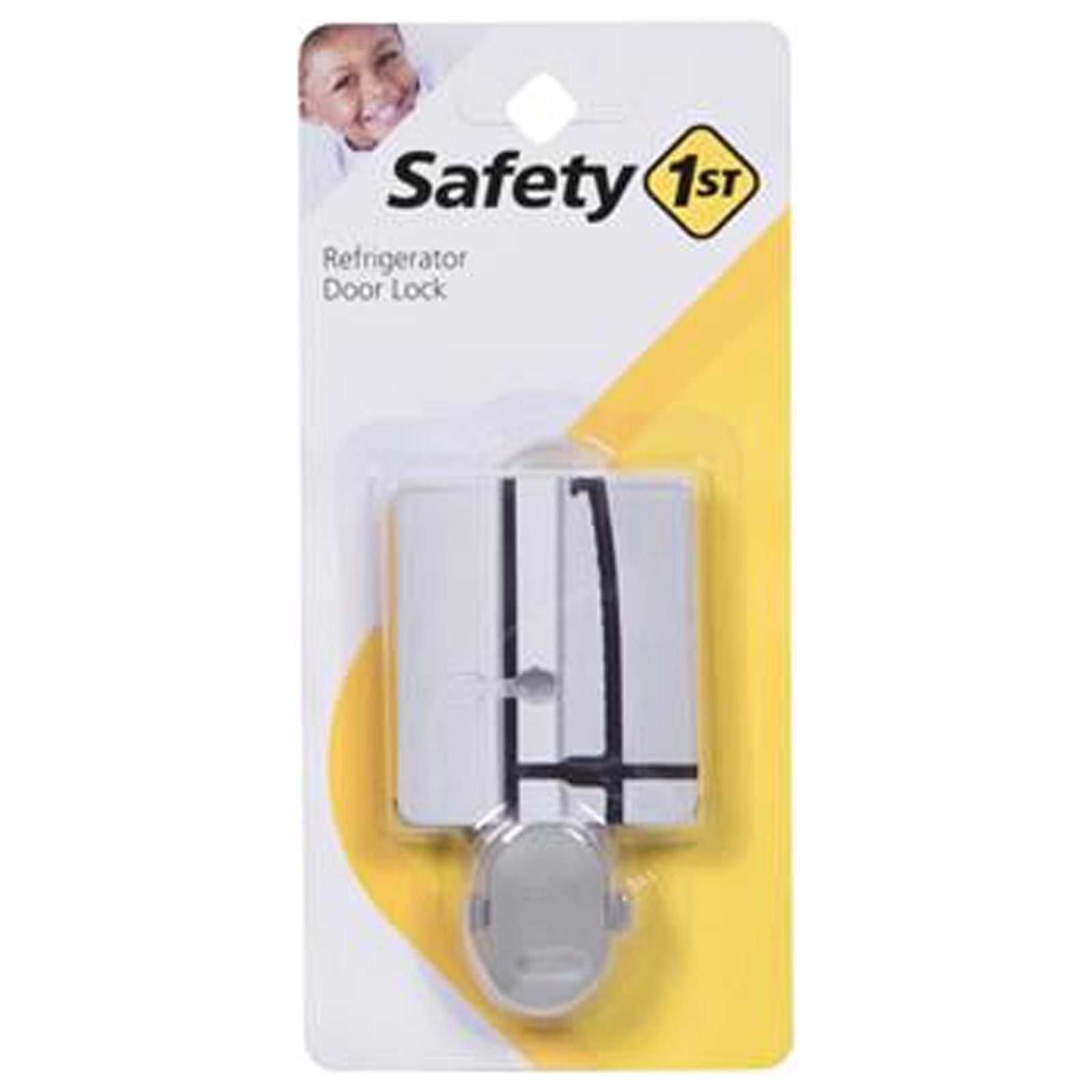 Gpoty Refrigerator Limit Lock Highly Secured Refrigerator Lock with Key File Drawer Lock Safety Cabinet Locks with Double-Sided Tape Mini Refrigerator