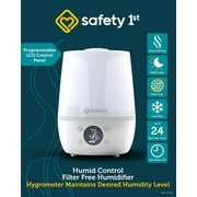 Safety 1st Humid Control Filter Free Cool Mist Humidifier, White