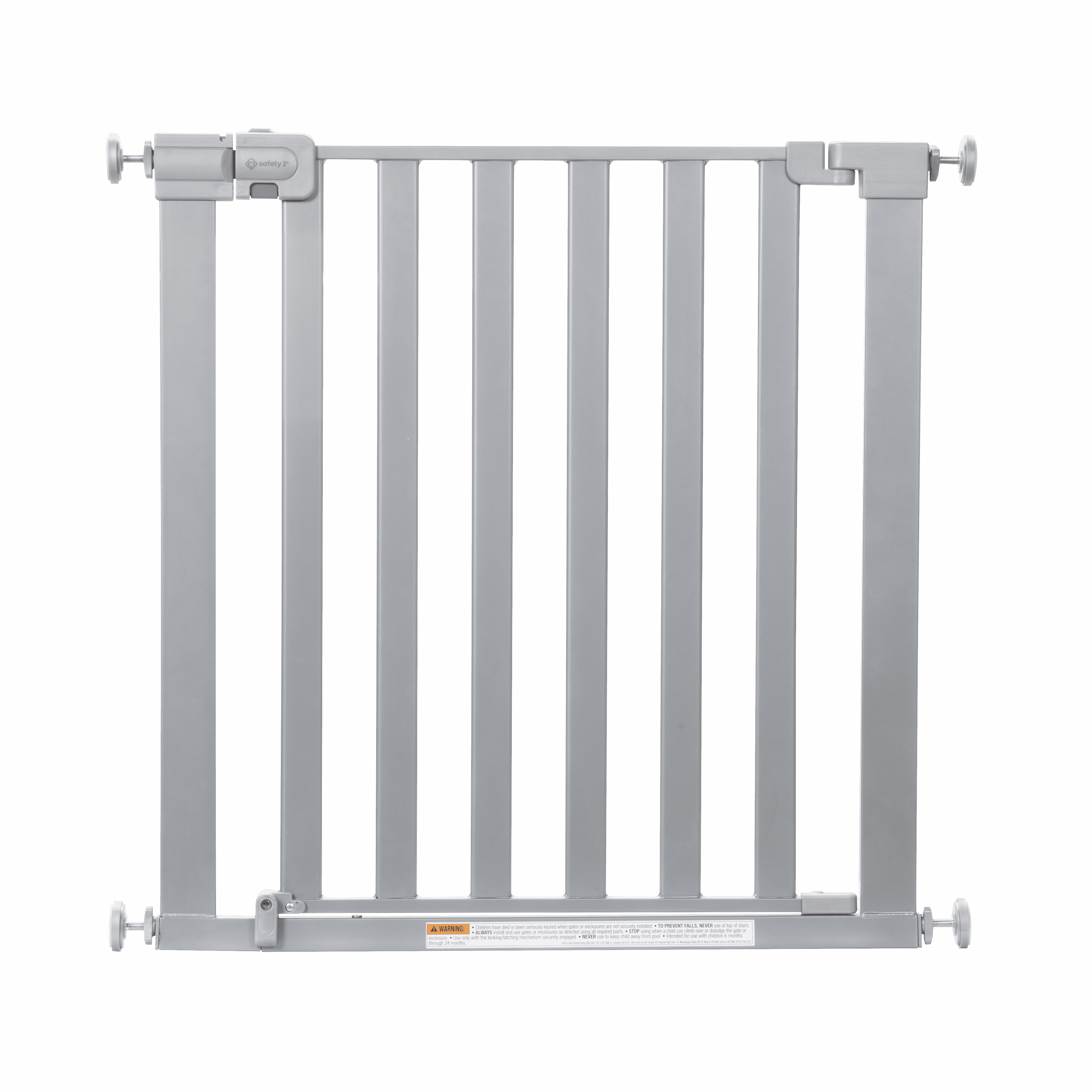 Safety 1st Modern Easy-Install Gate, Silver,