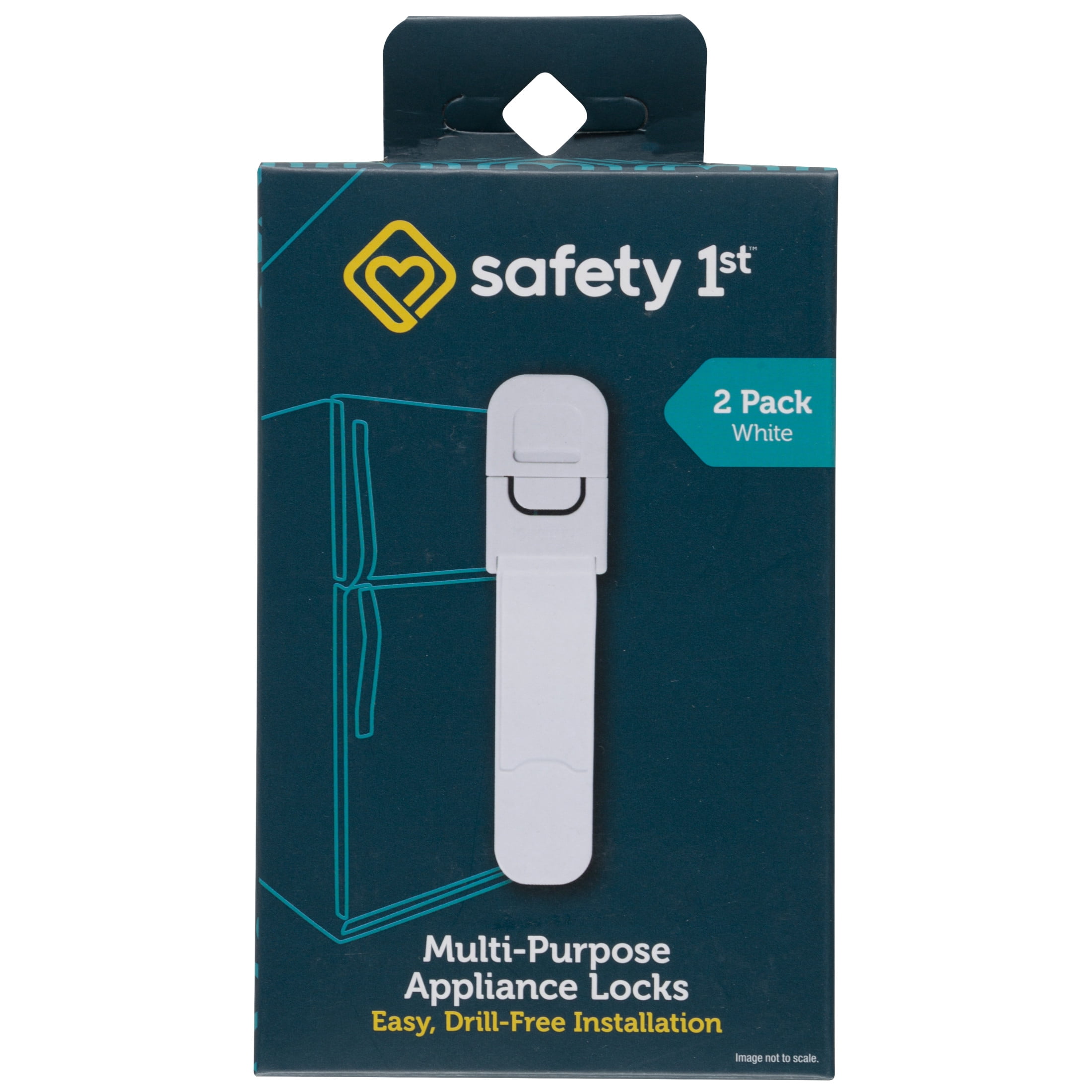 Safety 1st, Multi-Purpose Appliance Lock, 2pk, White Toddler - Walmart.com