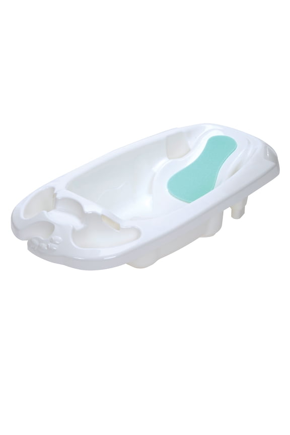 Newborn to Toddler Plastic Baby Bathtub, White