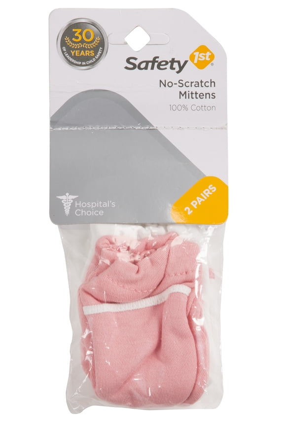 No Scratch Mittens in Pink