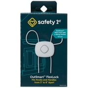 Safety 1st OutSmart Flex Lock with Decoy Button, White, Toddler