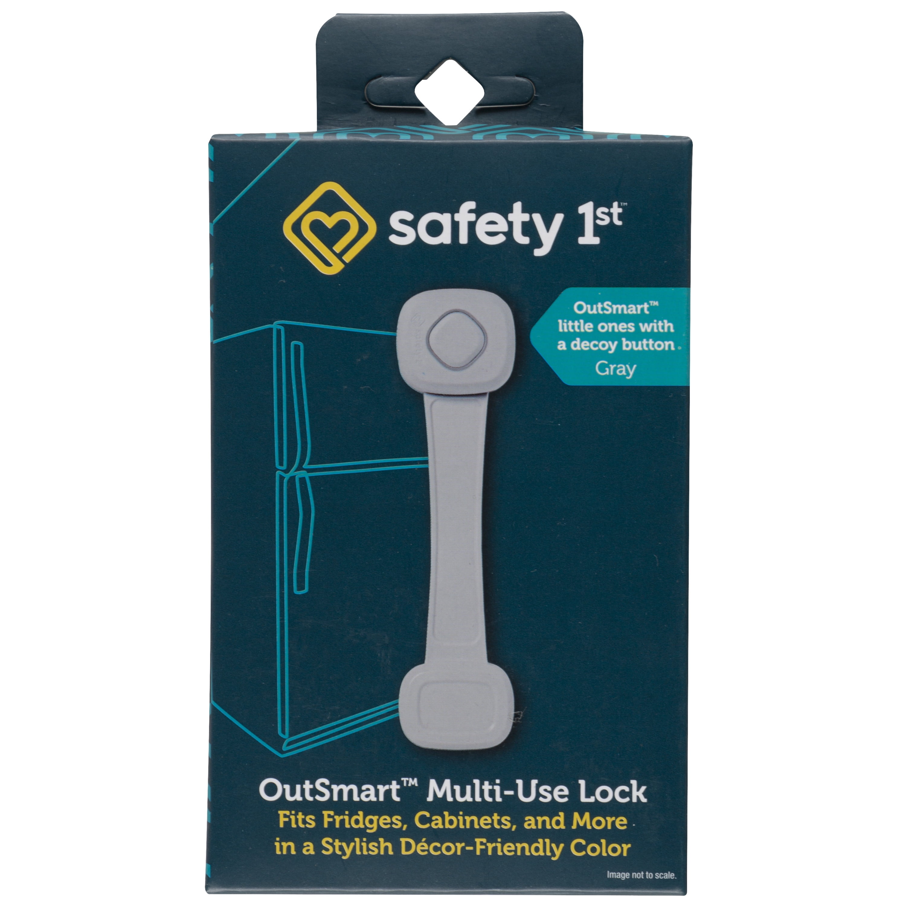 Safety 1st OutSmart White Plastic Multi-Use Lock 1 pk Safety 1st OutSmart White Plastic Multi-Use Lock 1 pk